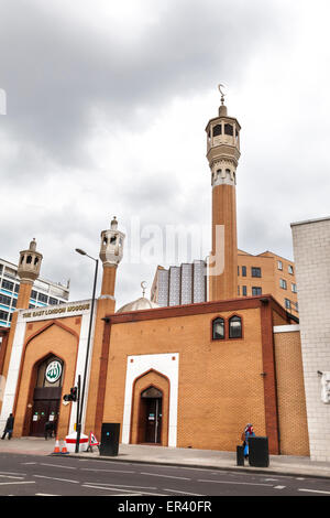 East London Mosque in Whitechapel, Tower Hamlets, eine der größten Moscheen in Europa Stockfoto