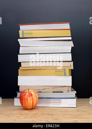 Ein Stillleben Konzeptbild von wieder zur Schule gehen Stockfoto