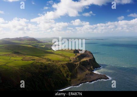 North Coast Cardigan Halbinsel von oben Trefor Blickrichtung Süd-west Nefyn Gwynedd North Wales UK Stockfoto