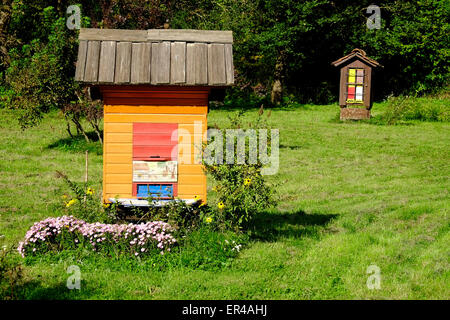 Bienenstock nahe Cerknica-See, Slowenien. Stockfoto