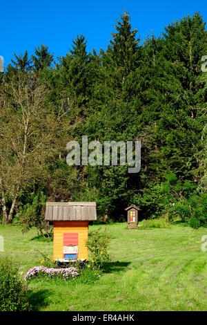 Bienenstock nahe Cerknica-See, Slowenien. Stockfoto