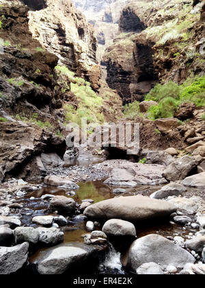 Malerische felsige Landschaft von Teneriffa Stockfoto
