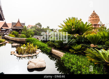 Innenseite der Siam Park-das Wasser-Königreich auf Teneriffa Stockfoto