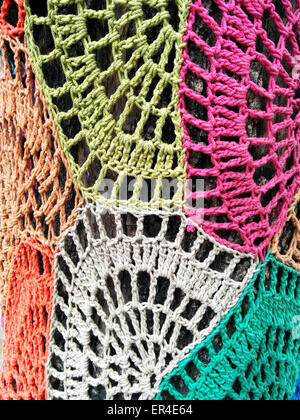 Yarn bombing Stockfoto