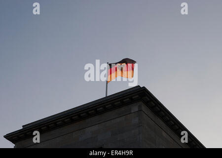 Deutsche Flagge Berlin Deutschland Stockfoto