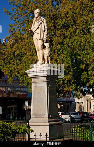 Ballarat, Australien / des schottischen Dichters Robert Burns Monument. Stockfoto