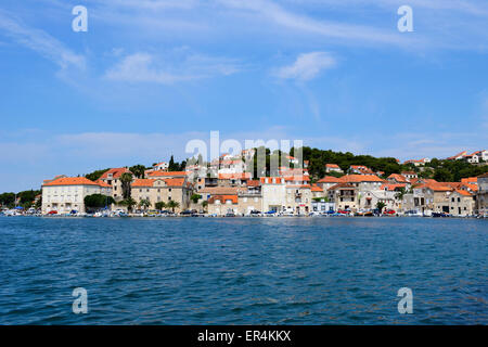 Milna-Meer auf der Insel Brac auf dalmatinischen Küste von Kroatien Stockfoto