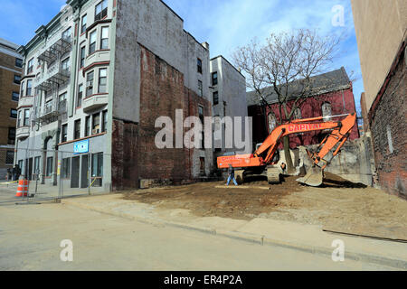 Abbrucharbeiten Yonkers New York Stockfoto