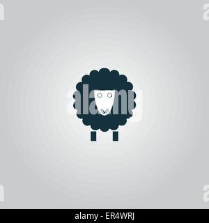 Schaf-Symbol Stock Vektor
