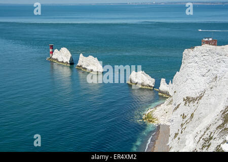 Die Nadeln, Isle Of Wight, Hampshire, England Stockfoto