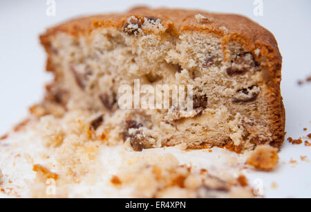 Herrenhaus-Kuchen - leckere fruited leicht Kuchen. Feuchten Schwamm mit einer Prise Demerara Zucker gebacken. Stockfoto