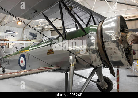 1931 Avro 621 Tutor, der Shuttleworth Collection alt Warden Aerodrome, Bedfordshire Stockfoto