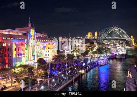 Sydney, Australien. 26. Mai 2015. Während vivid Sydney Festival 2015 Credit: combre Stephane/alamy leben Nachrichten Stockfoto