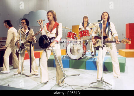 RUBETTES UK-pop-Gruppe im Jahre 1974 Stockfoto