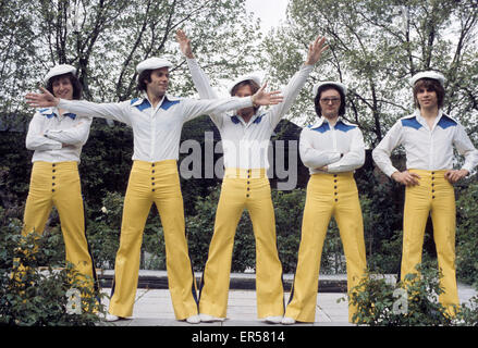 RUBETTES UK-pop-Gruppe im Jahre 1974 Stockfoto