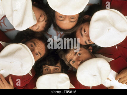 RUBETTES UK-pop-Gruppe im Jahre 1974 Stockfoto