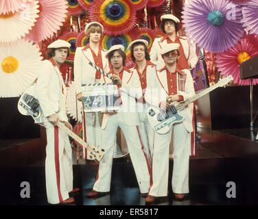 RUBETTES UK-pop-Gruppe im Jahre 1974 Stockfoto