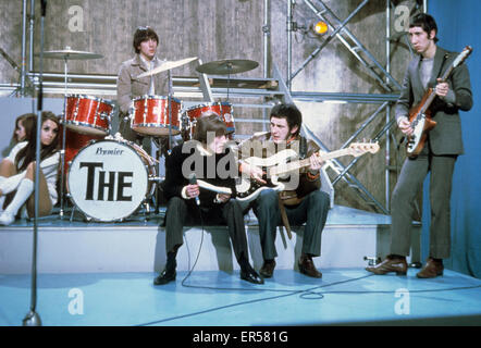 DIE, die UK-Rock-Gruppe auf Ready, Steady, Go im Jahr 1965. Foto Tony Gale Stockfoto