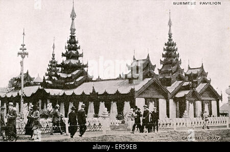 Burmesischer Pavillon, British Empire Exhibition, London Stockfoto