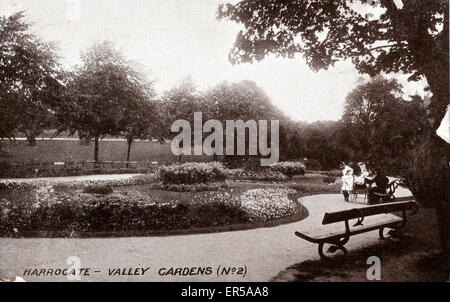 Valley Gardens, Harrogate, Yorkshire Stockfoto