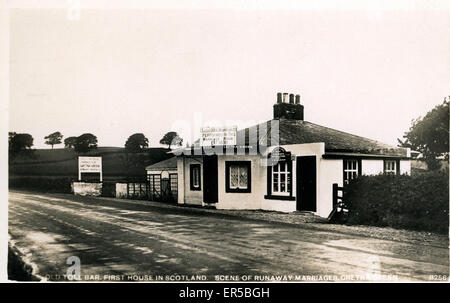 Die Old Toll Bar, Gretna Green, Dumfriesshire Stockfoto