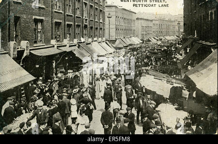 Petticoat Lane Market, Wentworth Street, London Stockfoto