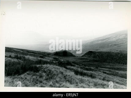 Settle-Carlisle Railway - Oberhalb Des Blea Moor Tunnels, Yorkshire Stockfoto