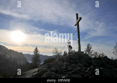 Kreuzberg unter der Kampenwand, Chiemgau, Upper Bavaria, Bavaria, Germany Stockfoto