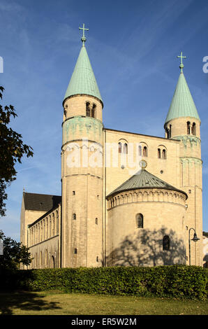 Collegiate Kirche von St. Servatius, Gernrode, Harz, Sachsen-Anhalt, Deutschland, Europa Stockfoto