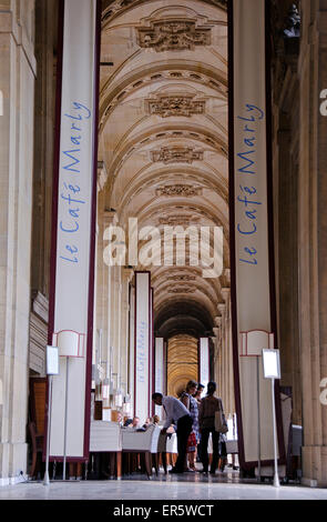 Café Marly, Louvre, Paris, Frankreich Stockfoto