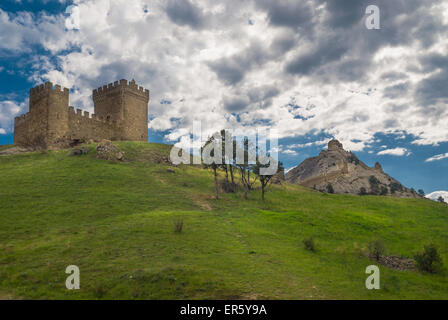 Einer alten genuesischen Festung in Sudak, Krim, Ukraine Stockfoto