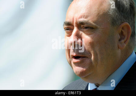 Alex Salmond MP. Ehemaliger erster Minister von Schottland (2007-14) gewählt SNP Parlamentsmitglied für Gordon 2015. Stockfoto