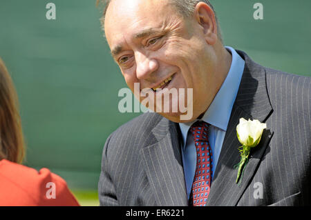 Alex Salmond MP. Ehemaliger erster Minister von Schottland (2007-14) gewählt SNP Parlamentsmitglied für Gordon 2015. Stockfoto