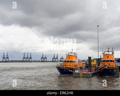 RNLI Lifeboards in Harwich in Essex stationiert Stockfoto