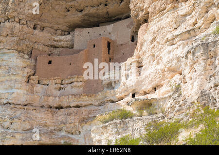 Indian Rock Wohnung, Montezuma Castle, Montezuma Castle National Monument, Arizona, USA Stockfoto