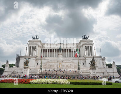 Nationaldenkmal für Viktor Emanuel II., Vittorio Emanuele-Monument, Capitol, Rom, Latium, Italien Stockfoto