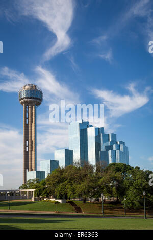 Reunion Turm und Hyatt Regency, Dallas, Texas, USA Stockfoto