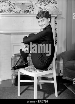 Audrey Hepburn, Schauspielerin, Mai 1953. Stockfoto