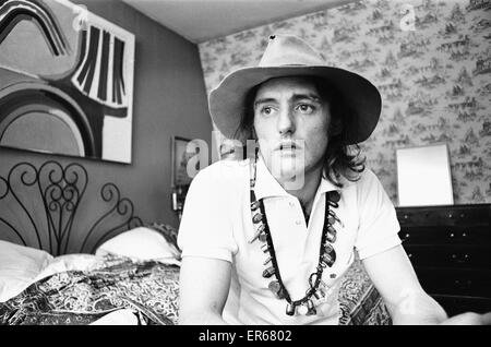 US-Regisseur Dennis Hopper gesehen hier in London nach der Filmfestspiele von Cannes 1969, um seinen Film Easy Rider zu fördern. 19. Juni 1969 Stockfoto