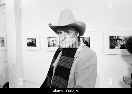 Dennis Hopper uns Regisseur und Schauspieler gesehen hier im Dreieck Kino in Aston, Birmingham 29. März 1982 Stockfoto