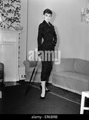 Audrey Hepburn, Schauspielerin, Mai 1953. Stockfoto