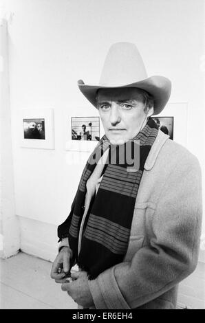 Dennis Hopper uns Regisseur und Schauspieler gesehen hier im Dreieck Kino in Aston, Birmingham 29. März 1982 Stockfoto