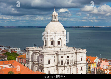 Luftaufnahme des Pantheons Lissabon - Portugal Stockfoto
