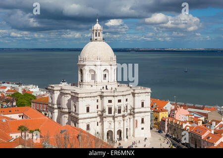 Luftaufnahme des Pantheons Lissabon - Portugal Stockfoto