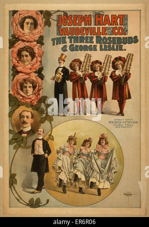 Joseph Hart Vaudeville Co. Direkt von Weber & Fields Music Stockfoto