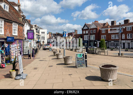 Schlacht High Street in East Sussex wegsehen von der Abtei Stockfoto