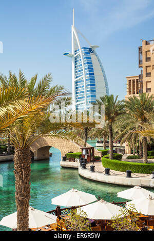Dubai Burj al Arab Hotel Jumeirah arabische Resort von Dubai, Vereinigte Arabische Emirate, Vereinigte Arabische Emirate Stockfoto