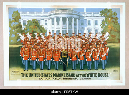 Das United States Marine Band im Weißen Haus Stockfoto