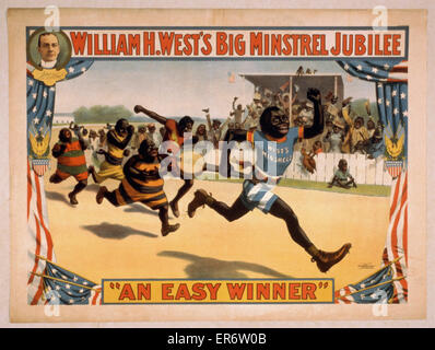 William H.'s West Big Minstrel Jubiläum Stockfoto
