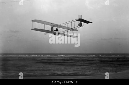 Dreiviertel linke Rückansicht des Segelflugzeugs auf Kitty Ha Stockfoto